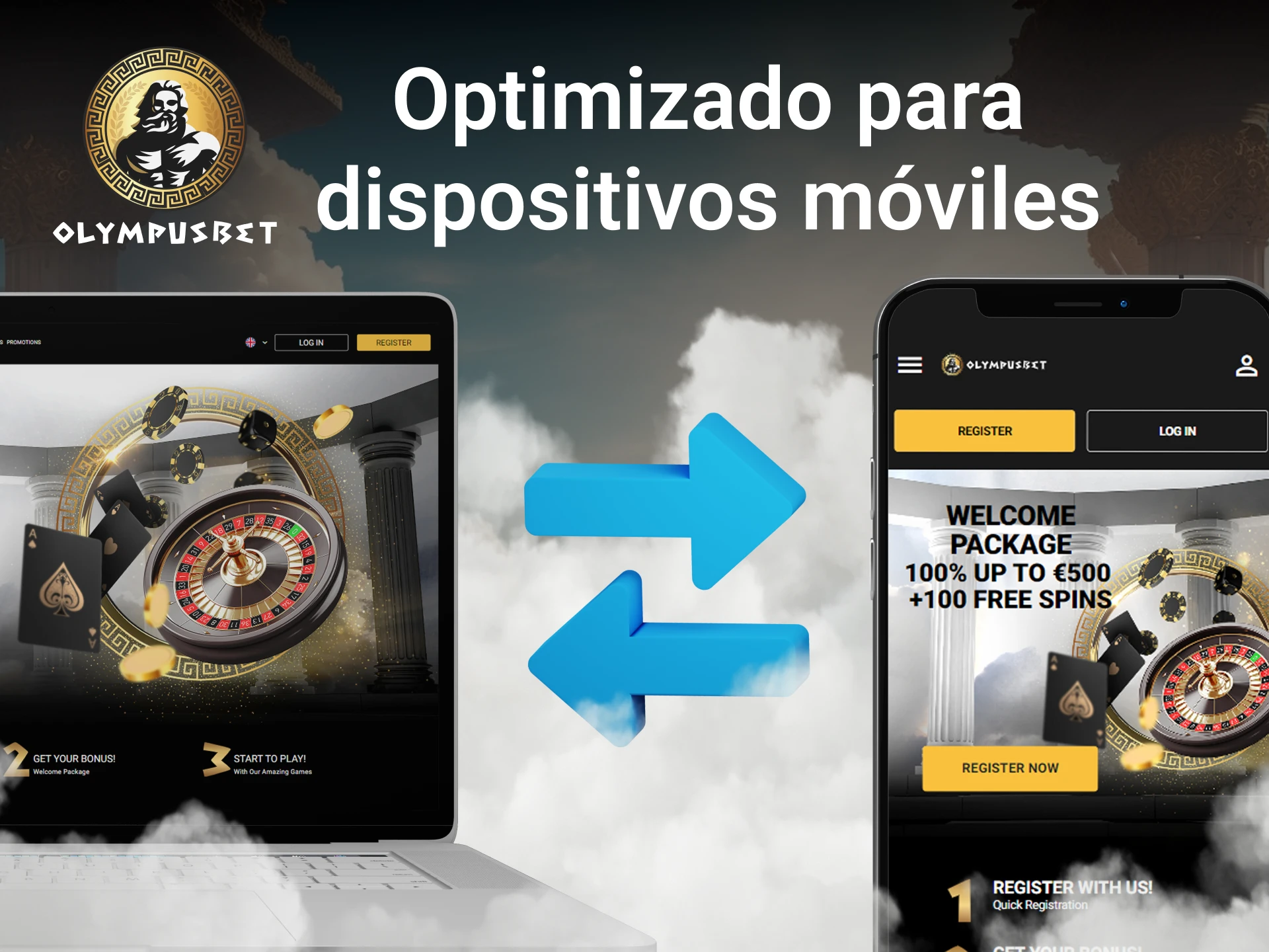 La versión móvil de Olympusbet ofrece las mismas funciones que la versión de escritorio.