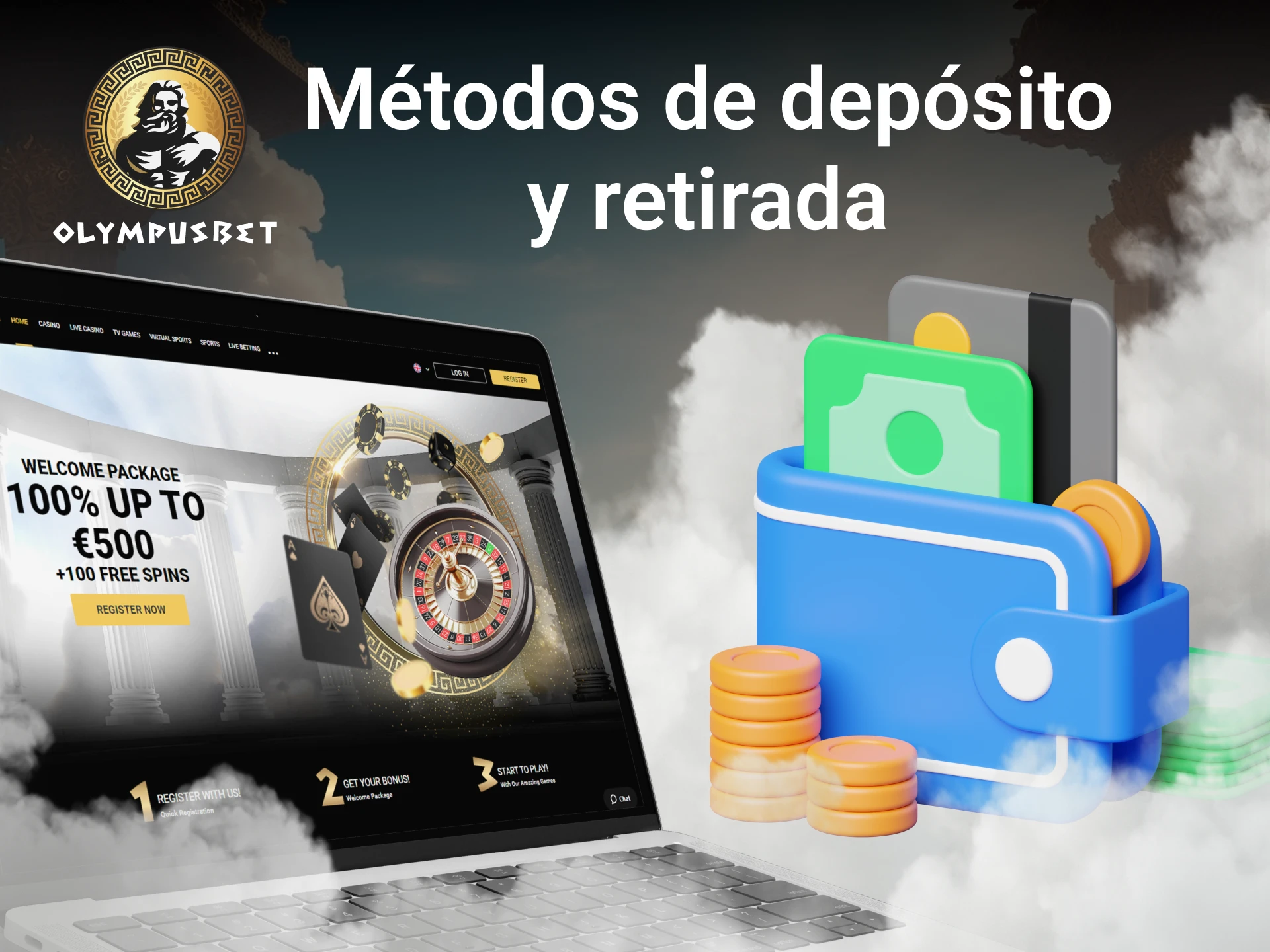 Olympusbet ofrece una gran cantidad de métodos de depósito y retiro.