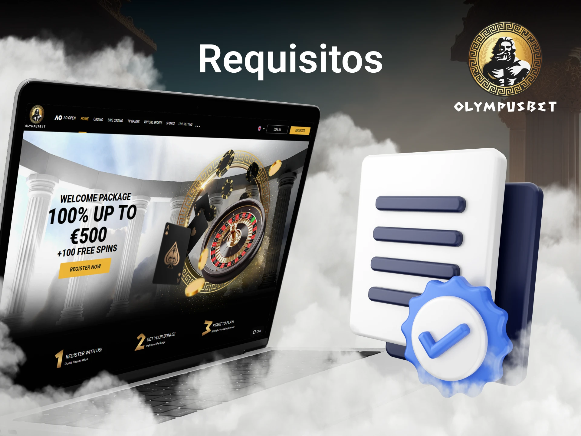 Echa un vistazo a los requisitos de Olympusbet antes de realizar apuestas.