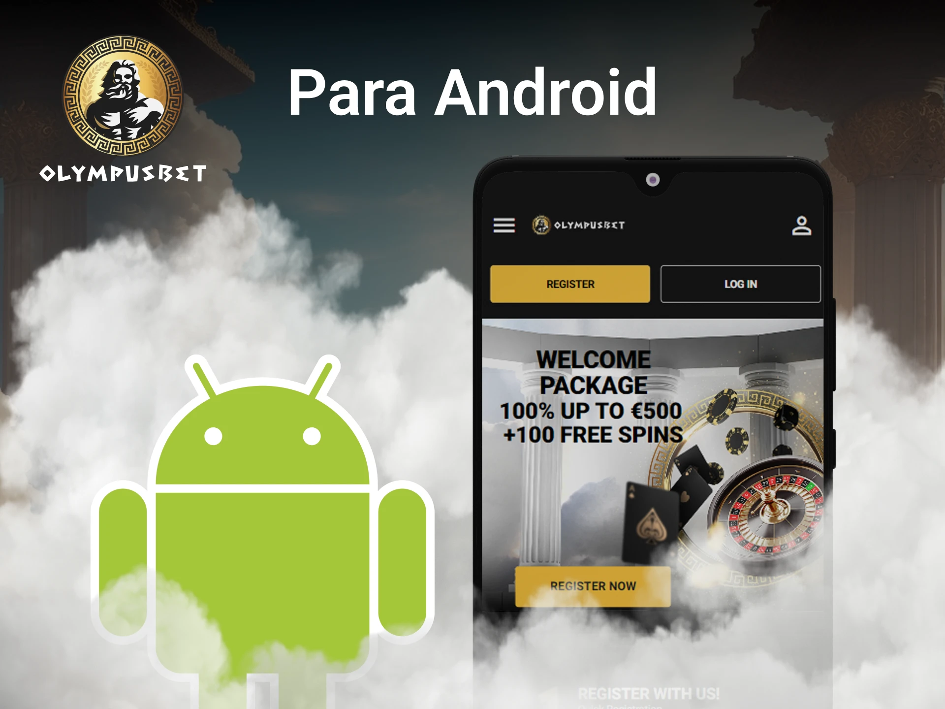 Juega Olympusbet Casino en tu dispositivo Android.