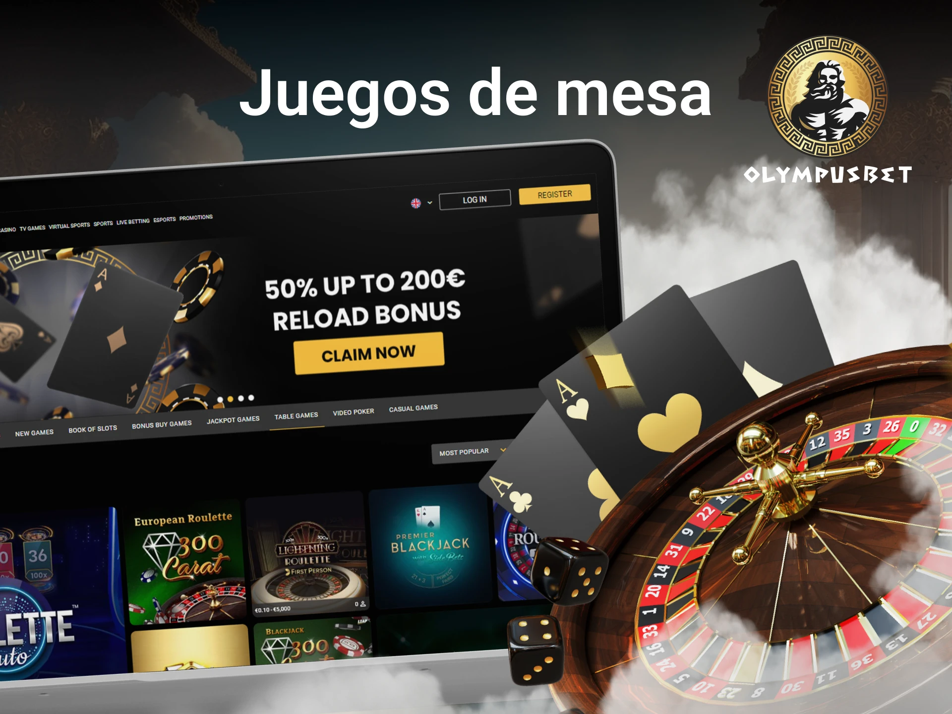 Hay muchos juegos de mesa populares en la sección de casino Olympusbet, pruébalo.