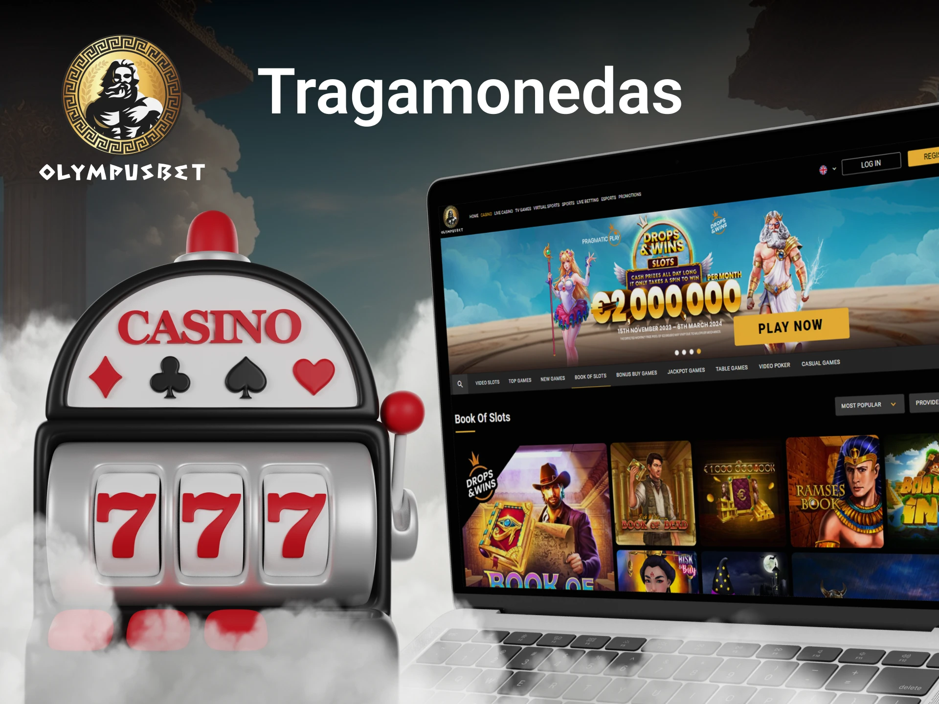 Olympusbet tiene una gran sección de juegos de tragamonedas, encuentra tu juego favorito e intenta jugar.